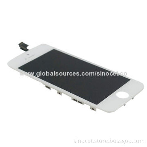 LCD Screen Digitizer for iPhone 5S, Available in White, Grade A